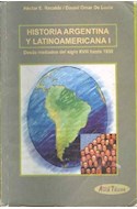 Papel HISTORIA ARGENTINA Y LATINOAMERICANA I DESDE MEDIADOS DEL SIGLO XVIII HASTA 1930