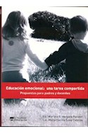Papel EDUCACION EMOCIONAL UNA TAREA COMPARTIDA PROPUESTAS PARA PADRES Y DOCENTES