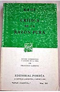 Papel CRITICA DE LA RAZON PURA (RUSTICA)