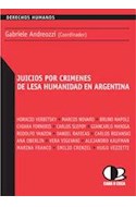 Papel JUICIOS POR CRIMENES DE LESA HUMANIDAD EN ARGENTINA (COLECCION DERECHOS HUMANOS)