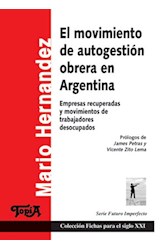 Papel MOVIMIENTO DE AUTOGESTION OBRERA EN ARGENTINA EMPRESAS  RECUPERADAS Y MOVIMIENTOS DE TRABAJ