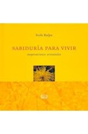 Papel SABIDURIA PARA VIVIR INSPIRACIONES ORIENTALES (CARTONE)