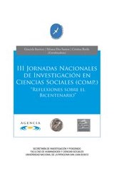 Papel III JORNADAS NACIONALES DE INVESTIGACION EN CIENCIAS SO  CIALES REFLEXIONES SOBRE EL BICENTE