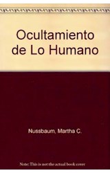 Papel OCULTAMIENTO DE LO HUMANO REPUGNANCIA VERGUENZA Y LEY