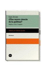 Papel UNA NUEVA CIENCIA DE LA POLITICA REPLICA A ERIC VOEGELIN (COLECCION DISCUSIONES)
