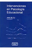 Papel INTERVENCIONES EN PSICOLOGIA EDUCACIONAL