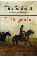 Papel ESTILO GAUCHO (VOCABULARIO Y REFRANERO)
