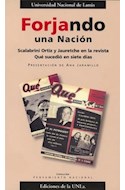 Papel FORJANDO UNA NACION (VOLUMEN 1) (SEGUNDA EDICION AMPLIADA)