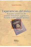 Papel EXPERIENCIAS DEL EXILIO AVATARES SUBJETIVOS DE JOVENES