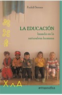 Papel EDUCACION BASADA EN LA NATURALEZA HUMANA (RUSTICA)