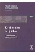 Papel EN EL NOMBRE DEL PUEBLO LA EMERGENCIA DEL POPULISMO KIR  CHNERISTA (CIENCIAS SOCIALES)