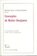 Papel CONCEPTOS DE WALTER BENJAMIN (COLECCION MITMA)