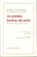 Papel GRANDES HOMBRES DEL EXILIO ESCRITO ENTRE MAYO Y JUNIO DE 1852 (COLECCION MITMA) (RUSTICO)