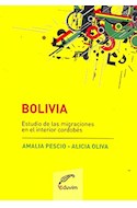 Papel BOLIVIA ESTUDIO DE LAS MIGRACIONES EN EL INTERIOR CORDO