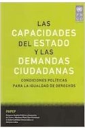 Papel CAPACIDADES DEL ESTADO Y LAS DEMANDAS CIUDADANAS CONDIC  IONES POLITICAS PARA LA IGUALDAD DE