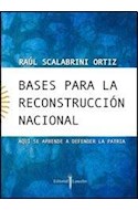 Papel BASES PARA LA RECONSTRUCCION NACIONAL