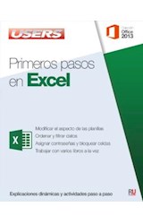 Papel PRIMEROS PASOS EN EXCEL (COLECCION OFFICE 2013)