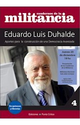 Papel EDUARDO LUIS DUHALDE APORTES PARA LA CONSTRUCCION DE UNA DEMOCRACIA AVANZADA