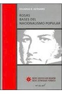 Papel ROSAS BASES DEL NACIONALISMO POPULAR