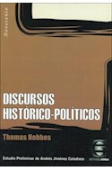 Papel DISCURSOS HISTORICO POLITICOS (COLECCION NOVECENTO)