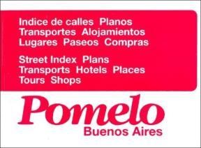 Papel POMELO BUENOS AIRES INDICE DE CALLES PLANOS TRANSPORTES