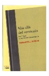 Papel MAS ALLA DEL VERSICULO LECTURAS Y DISCURSOS TALMUDICOS (COLECCION ESTUDIOS Y REFLEXIONES 10)