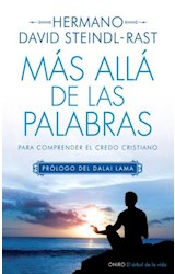 Papel MAS ALLA DE LAS PALABRAS PARA COMPRENDER EL CREDO CRISTIANO (PROLOGO DEL DALAI LAMA)