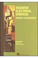 Papel REGIMEN ELECTORAL SINDICAL ANALISIS Y PROPUESTAS