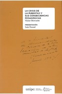 Papel CRISIS DE LA PUBERTAD Y SUS CONSECUENCIAS PEDAGOGICAS (IDEAS EN LA EDUCACION ARGENTINA)