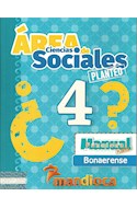 Papel AREA DE CIENCIAS SOCIALES 4 (BONAERENSE) (SERIE PLANTEO) (NOVEDAD 2017)