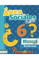 Papel AREA DE CIENCIAS SOCIALES 6 (BONAERENSE) (SERIE PLANTEO) (NOVEDAD 2017)