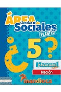 Papel AREA DE CIENCIAS SOCIALES 5 (SERIE PLANTEO) (NOVEDAD 2017)