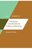 Papel PREJUICIOS UNA LECTURA DE KAFKA Y ANTE LA LEY [BOLSILLO] (COLECCION ENSAYO)