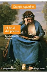 Papel FINAL DEL POEMA ESTUDIOS DE POETICA Y LITERATURA (FILOSOFIA E HISTORIA)