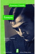 Papel ENSAYOS ARTICULOS Y RESEÑAS 1953-1974 (BIBLIOTECA URONDO) (RUSTICA)