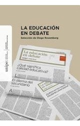 Papel EDUCACION EN DEBATE (COLECCION POLITICAS EDUCATIVAS)