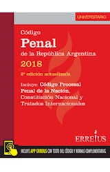 Papel CODIGO PENAL DE LA REPUBLICA ARGENTINA 2018 (INCLUYE APP ERREIUS) (BOLSILLO) (RUSTICA)
