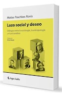 Papel LAZO SOCIAL Y DESEO DIALOGOS ENTRE LA SOCIOLOGIA LA ANTROPOLOGIA Y EL PSICOANALISIS