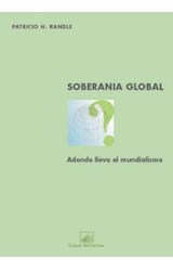 Papel SOBERANIA GLOBAL ADONDE LLEVA EL MUNDIALISMO