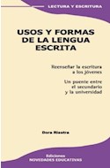 Papel USOS Y FORMAS DE LA LENGUA ESCRITA (LECTURA Y ESCRITURA  )