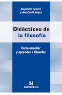 Papel DIDACTICAS DE LA FILOSOFIA ENTRE ENSEÑAR Y APRENDER A F  ILOSOFAR (RUSTICO)