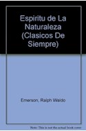 Papel ESPIRITU DE LA NATURALEZA (COLECCION CLASICOS DE SIEMPRE)