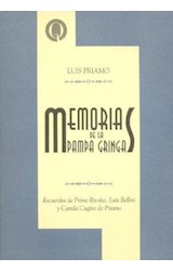 Papel MEMORIAS DE LA PAMPA GRINGA (COLECCION INTERSECCIONES)