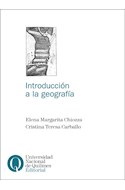 Papel INTRODUCCION A LA GEOGRAFIA (COLECCION CUADERNOS UNIVERSITARIOS)