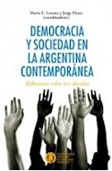 Papel DEMOCRACIA Y SOCIEDAD EN LA ARGENTINA CONTEMPORANEA REFLEXIONES SOBRE TRES DECADAS