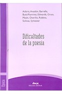 Papel DIFICULTADES DE LA POESIA (COLECCION EPOCA)