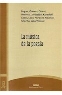 Papel MUSICA DE LA POESIA (SERIE EPOCA)