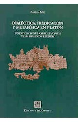 Papel DIALECTICA PREDICACION Y METAFISICA EN PLATON INVESTIGA