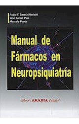 Papel MANUAL DE FARMACOS EN NEUROPSIQUIATRIA