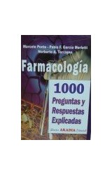 Papel FARMACOLOGIA 1000 PREGUNTAS Y RESPUESTAS EXPLICADAS (RUSTICA)